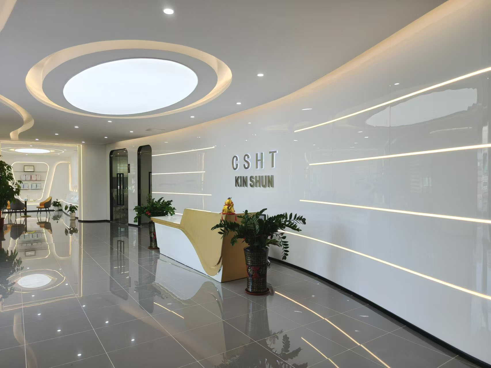 The front desk
